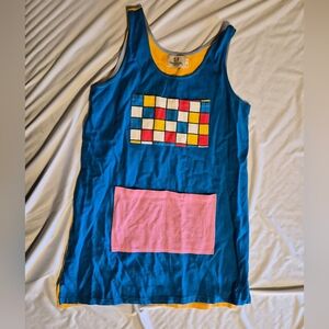 Fashion Brand Company Scrap Shift Dress L/XL